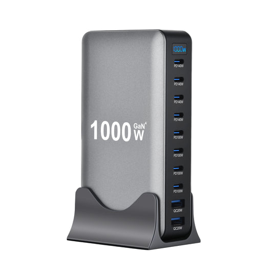 10-Port GaN Desktop Adapter 140W PD Fast Charging