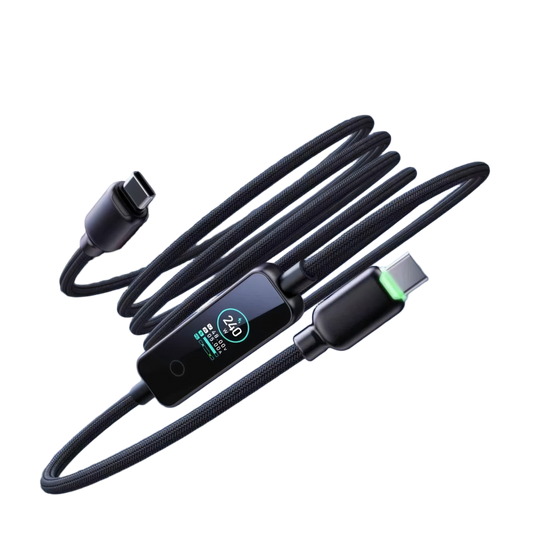 240W Dynamic Digital Display Type-C Cable